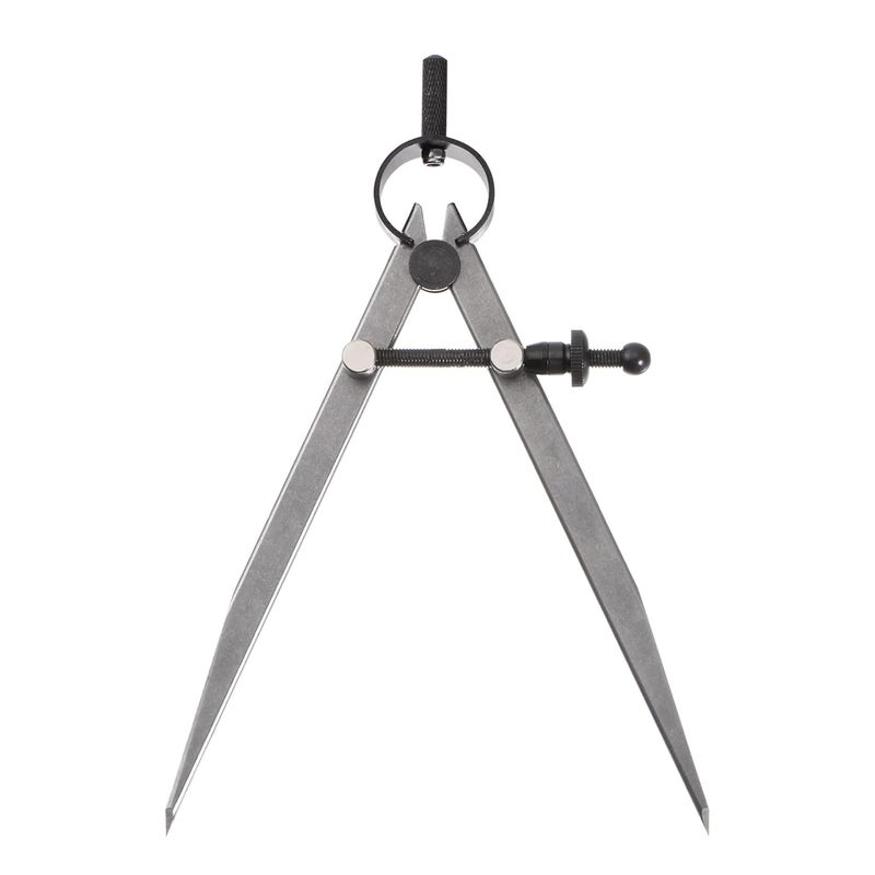 Kozelo Spring Joint Caliper - [6 Inch] Carbon Steel Spring Divider Caliper with Solid Nut for Metalworking Drawing Use, Flat Leg - Image 1